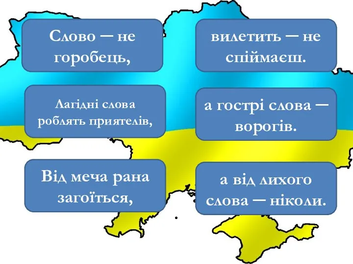 . Слово ─ не горобець, вилетить ─ не спіймаєш. а