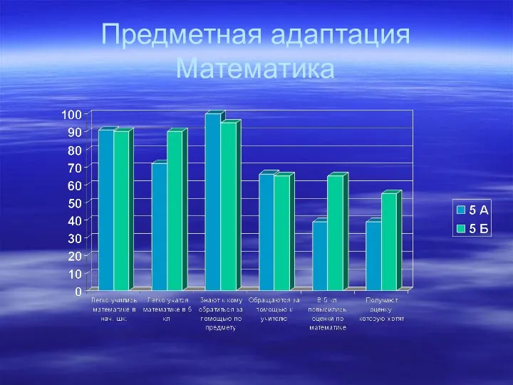 Предметная адаптация Математика