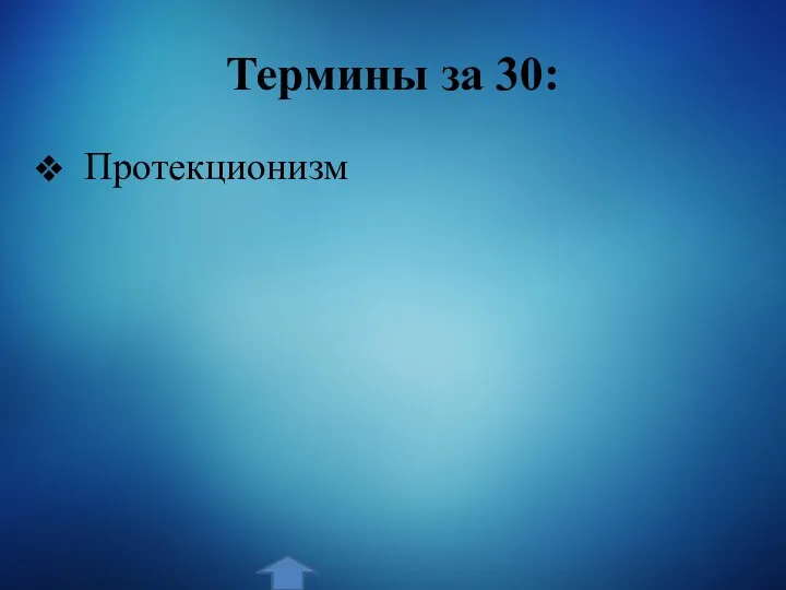 Термины за 30: Протекционизм