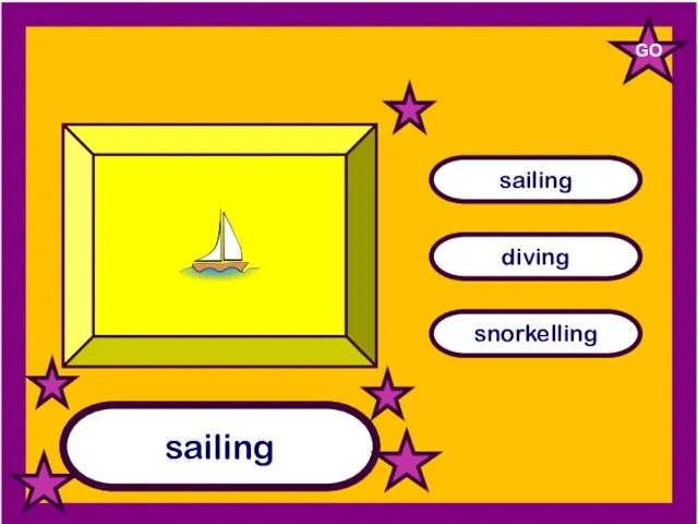 sailing sailing diving snorkelling GO