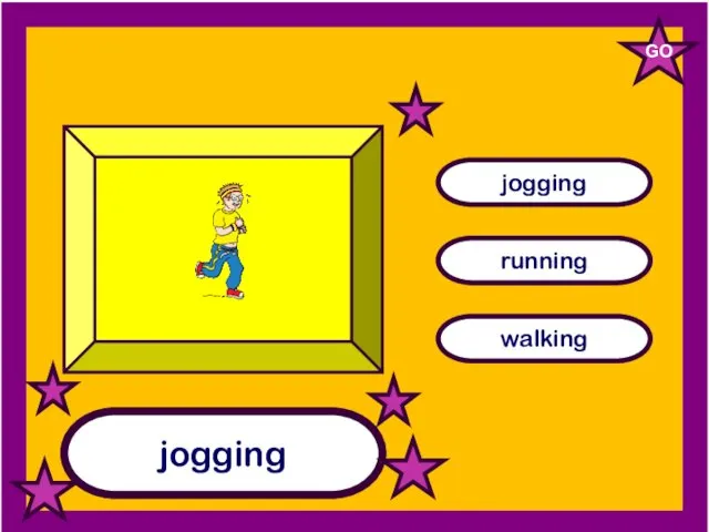 jogging jogging running walking GO