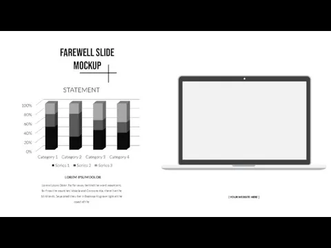 FAREWELL SLIDE MOCKUP Lorem Ipsum Dolor Far far away, behind