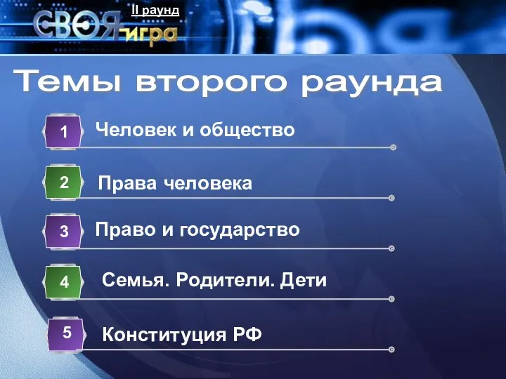 Человек и общество 1 2 Право и государство 3 4