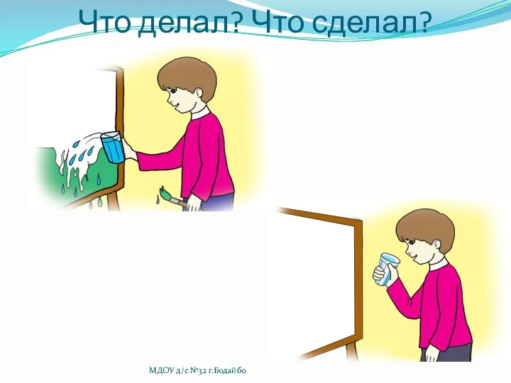 Что делал? Что сделал? МДОУ д/с №32 г.Бодайбо