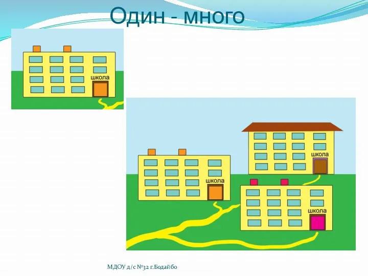 Один - много МДОУ д/с №32 г.Бодайбо