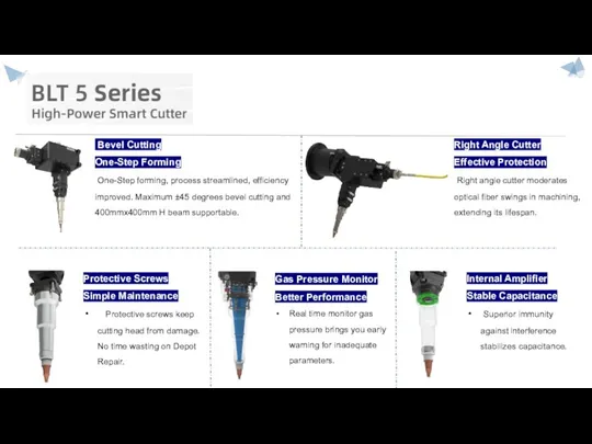 Bevel Cutting One-Step Forming One-Step forming, process streamlined, efficiency improved.