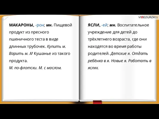 Окончание Р. п. мн. ч. указывается в словарях. МАКАРОНЫ, -рон;