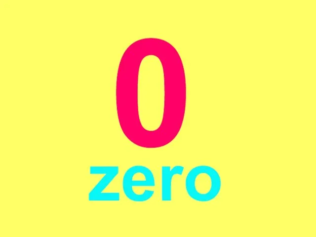 0 zero