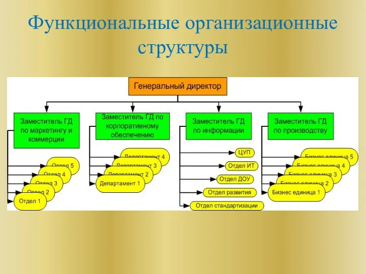 Функциональные организационные структуры