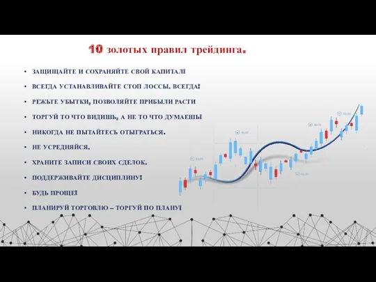 10 золотых правил трейдинга. ЗАЩИЩАЙТЕ И СОХРАНЯЙТЕ СВОЙ КАПИТАЛ! ВСЕГДА