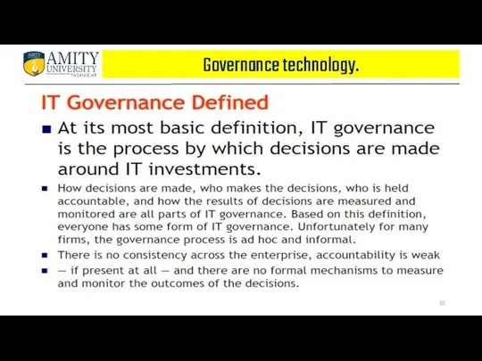 Governance technology.