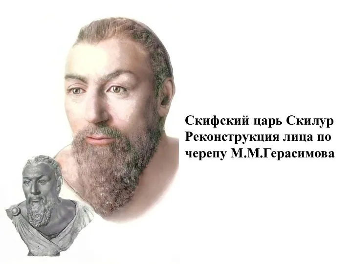 Скифский царь Скилур Реконструкция лица по черепу М.М.Герасимова