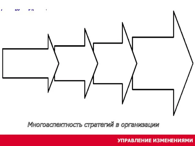 УПРАВЛЕНИЕ ИЗМЕНЕНИЯМИ Многоаспектность стратегий в организации