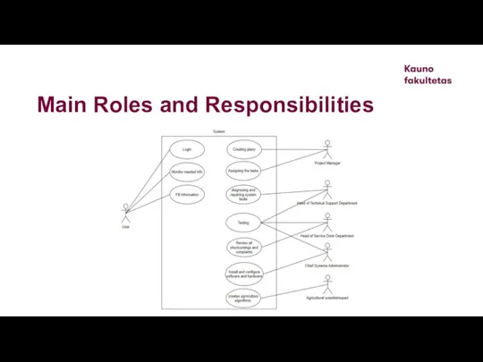 Main Roles and Responsibilities