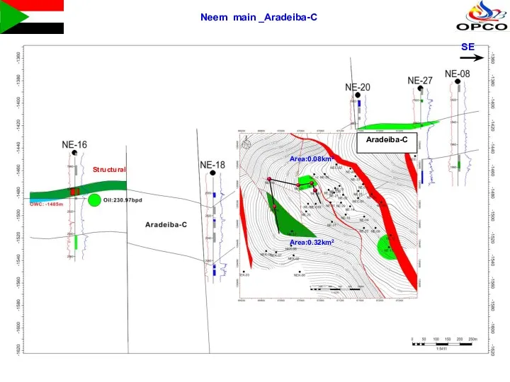 Neem main _Aradeiba-C Structural Lithological SE