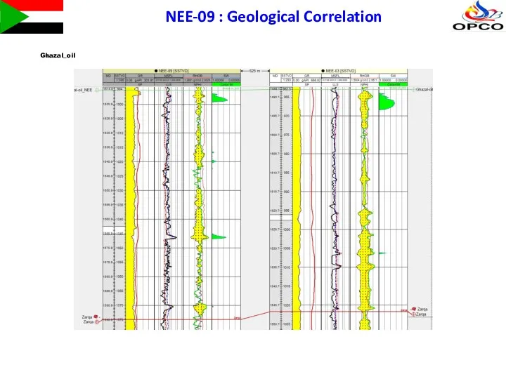 Ghazal_oil NEE-09 : Geological Correlation