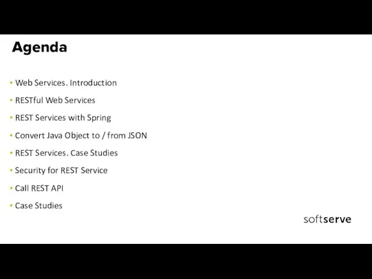 Web Services. Introduction RESTful Web Services REST Services with Spring
