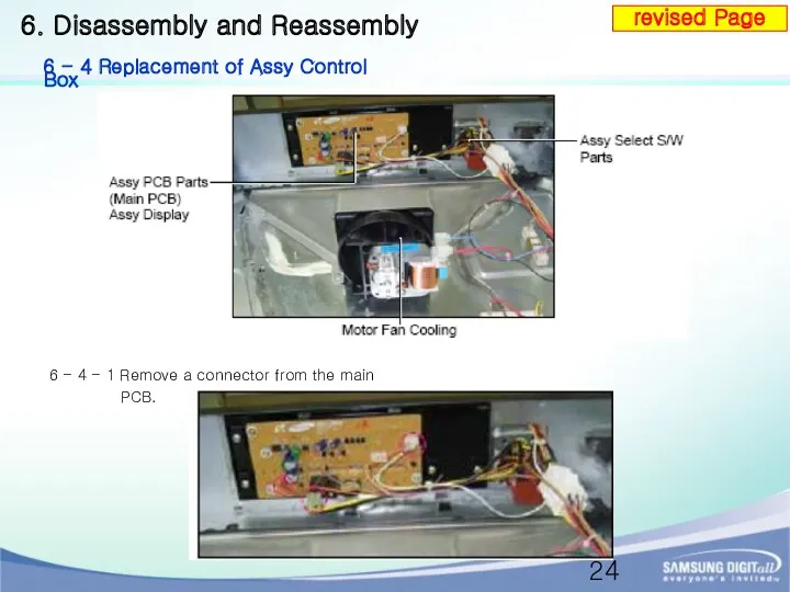 6 - 4 - 1 Remove a connector from the