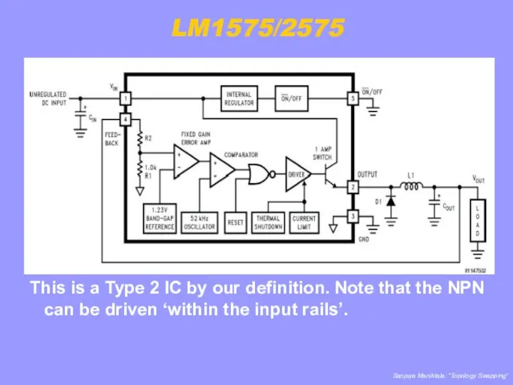 LM1575/2575 This is a Type 2 IC by our definition. Note that the
