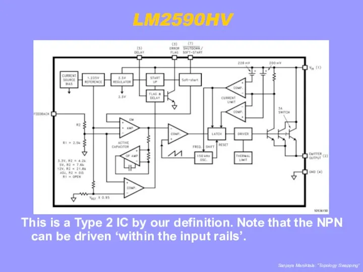 LM2590HV This is a Type 2 IC by our definition. Note that the