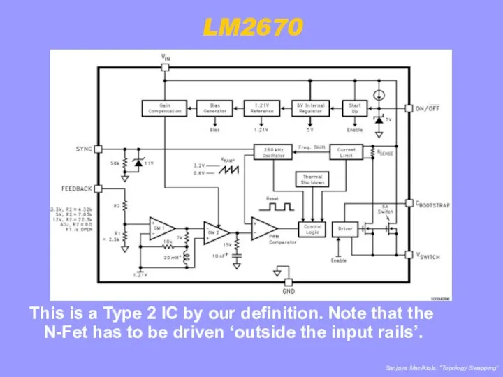 LM2670 This is a Type 2 IC by our definition. Note that the