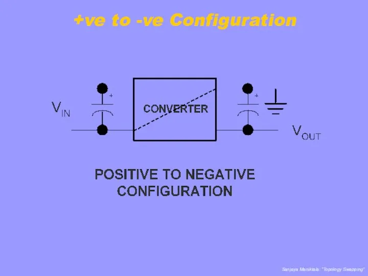 +ve to -ve Configuration