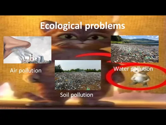 Ecological problems Air pollution Water pollution Soil pollution