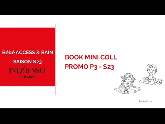 Bébé ACCESS & BAIN SAISON S23 BOOK MINI COLL PROMO P3 - S23