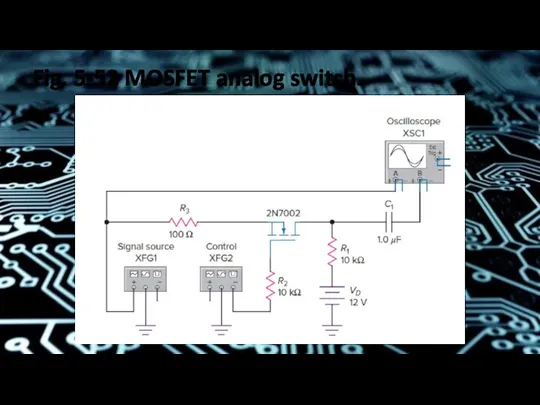 Fig. 5-52 MOSFET analog switch.