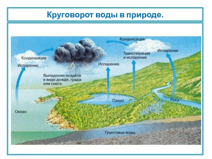 Круговорот воды в природе.