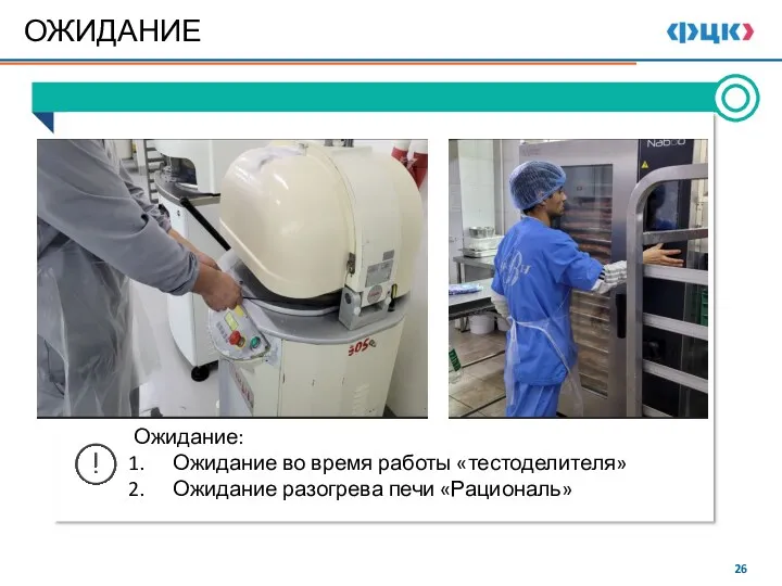 ОЖИДАНИЕ Ожидание: Ожидание во время работы «тестоделителя» Ожидание разогрева печи «Рациональ» фото фото