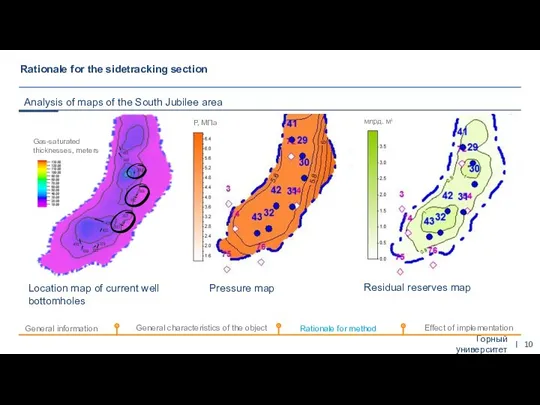 Rationale for the sidetracking section Горный университет Analysis of maps