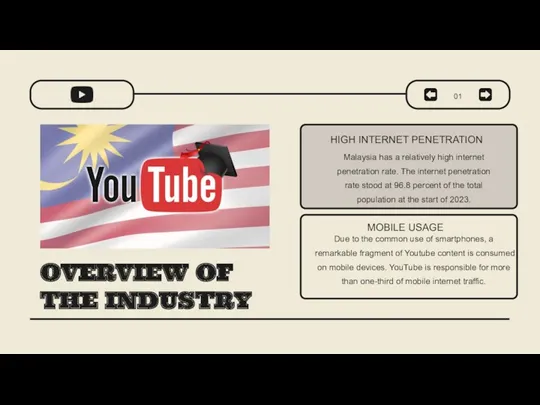 OVERVIEW OF THE INDUSTRY HIGH INTERNET PENETRATION MOBILE USAGE 01