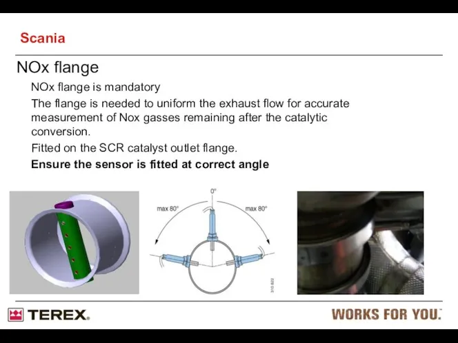 NOx flange NOx flange is mandatory The flange is needed