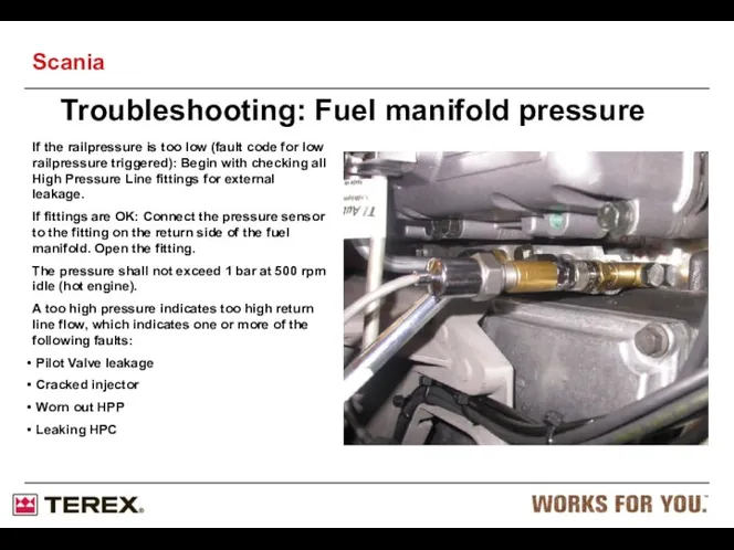 If the railpressure is too low (fault code for low