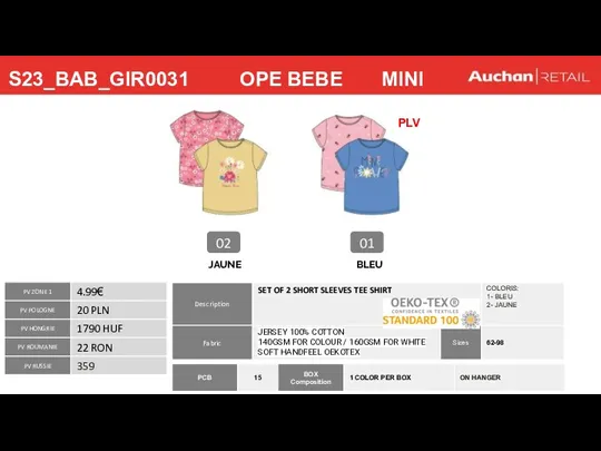 S23_BAB_GIR0031 OPE BEBE MINI 01 02 BLEU JAUNE PLV