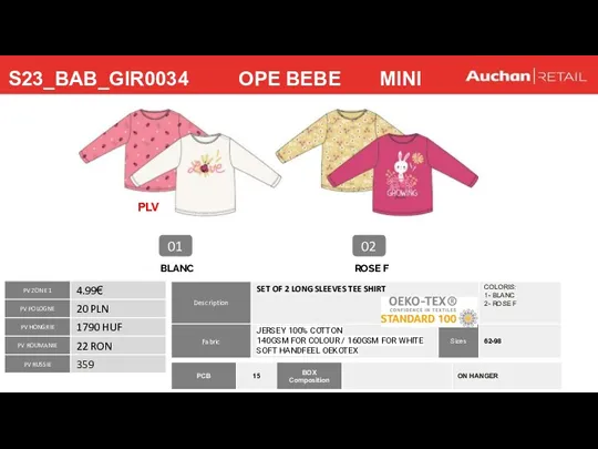 S23_BAB_GIR0034 OPE BEBE MINI 01 02 BLANC ROSE F PLV