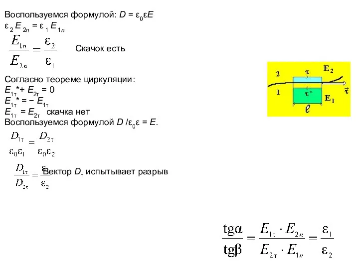 Воспользуемся формулой: D = ε0εЕ ε 2 Е 2n =