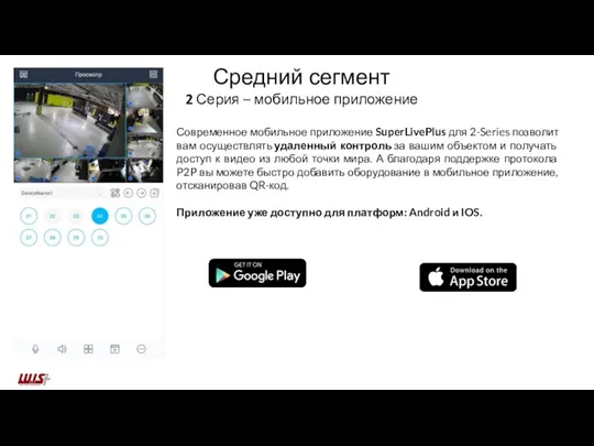 Средний сегмент 2 Серия – мобильное приложение Современное мобильное приложение