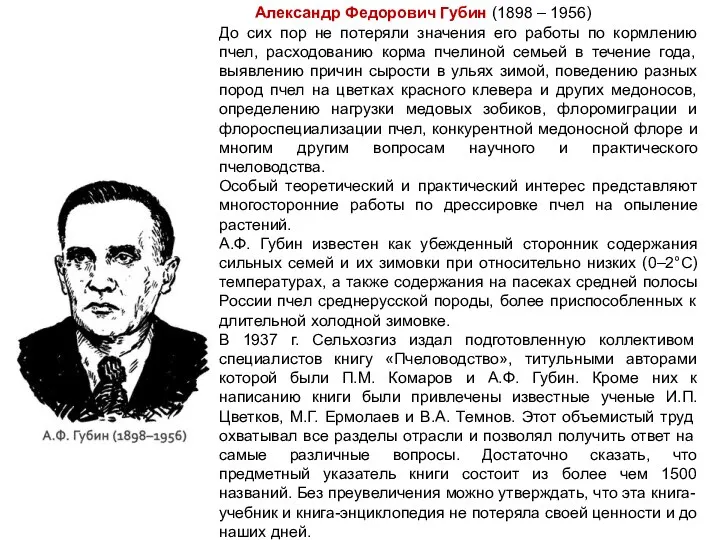 Александр Федорович Губин (1898 – 1956) До сих пор не