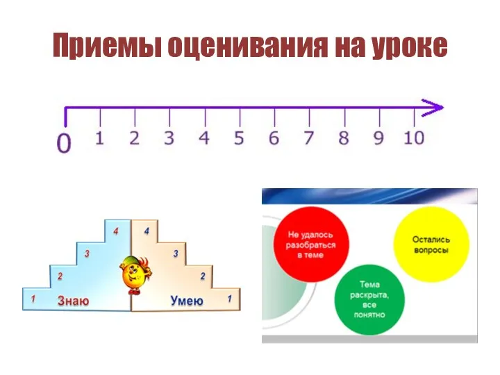 Приемы оценивания на уроке