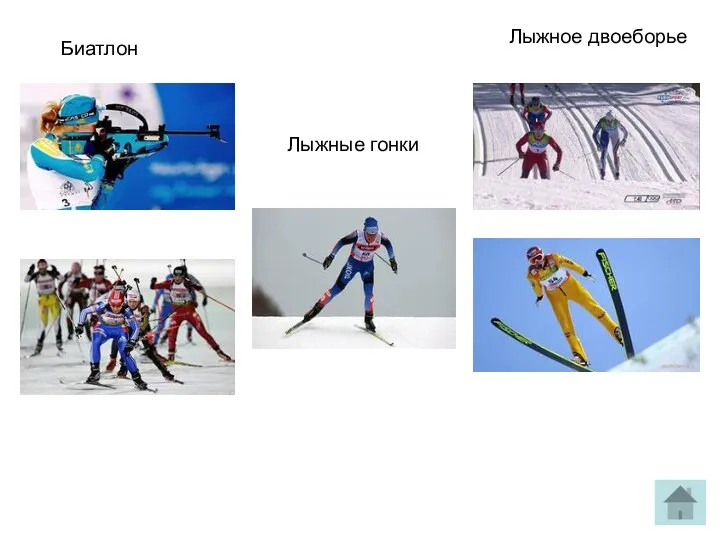 Биатлон Лыжные гонки Лыжное двоеборье