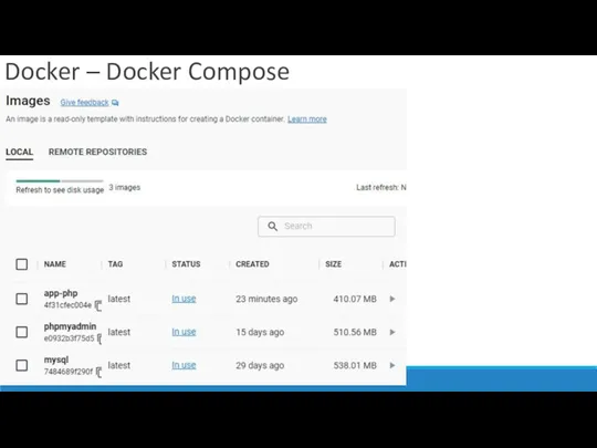 Docker – Docker Compose