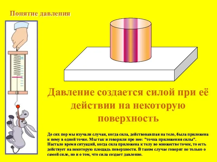 До сих пор мы изучали случаи, когда сила, действовавшая на тело, была приложена