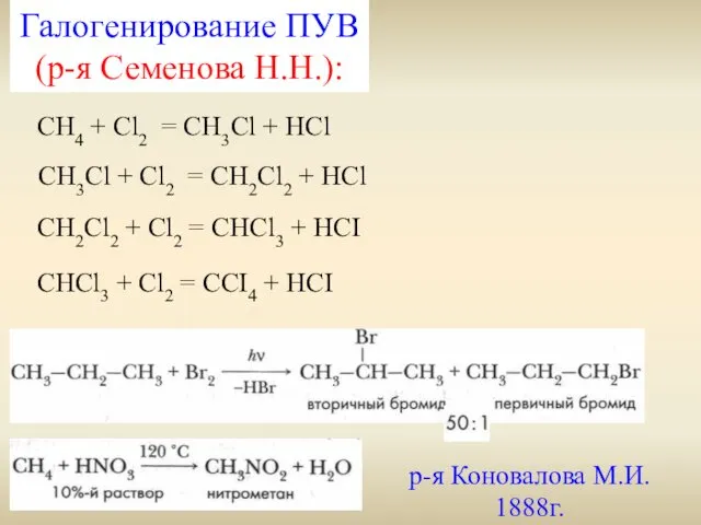 CH4 + Cl2 = CH3Cl + HCl CH3Cl + Cl2