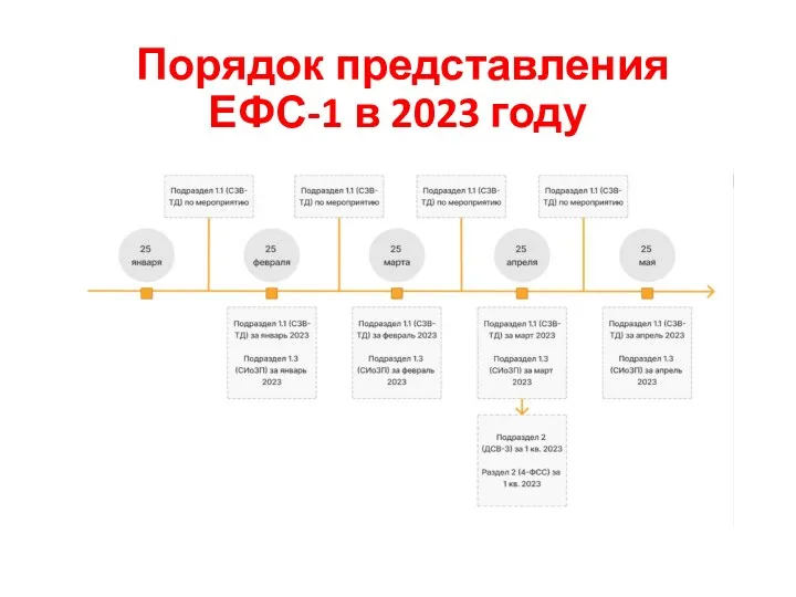Порядок представления ЕФС-1 в 2023 году