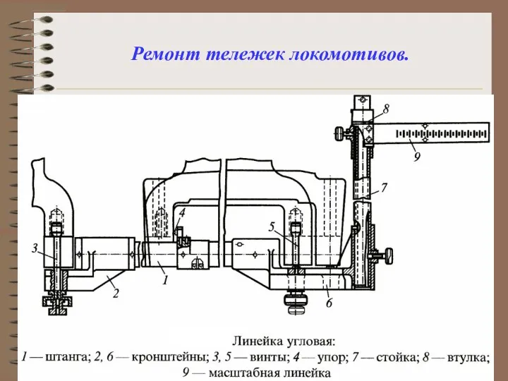 Ремонт тележек локомотивов.