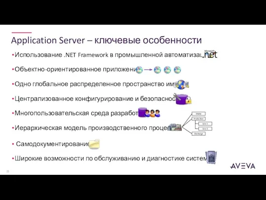 Application Server – ключевые особенности Использование .NET Framework в промышленной