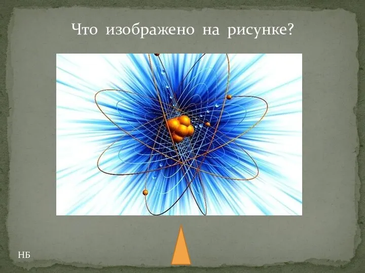 Что изображено на рисунке? НБ Рисунок планетарной модели строения атома