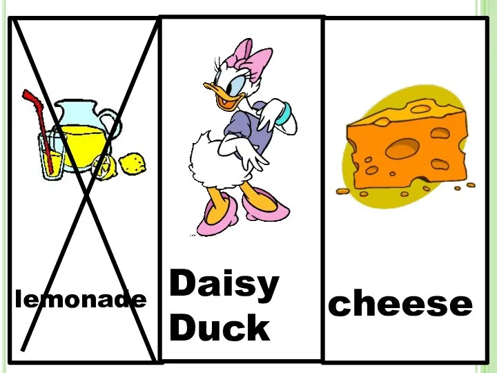 lemonade cheese Daisy Duck